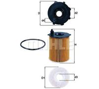 Filtro de aceite KNECHT OX 171/16D