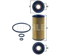 Mahle Filter OX179D Filtro De Aceite Ecológico
