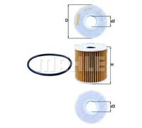 Mahle Filter OX192D Filtro De Aceite