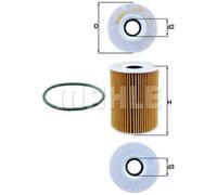 Filtro de aceite Cartucho filtrante OX 254D5 KNECHT para PORSCHE PANAMERA MACAN
