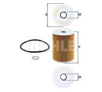 Filtro de aceite Cartucho filtrante OX 355D KNECHT para HYUNDAI GENESIS