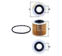 Filtro de aceite KNECHT OX 416D1