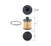 Knecht OX 779D Filtro de aceite