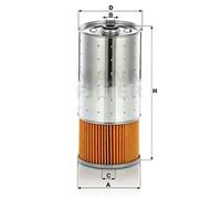 Filtro de aceite Cartucho filtrante PF 1055/1 n MANN-FILTER para MERCEDES-BENZ