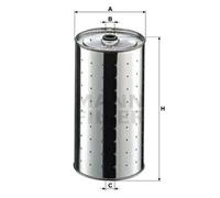 Filtro de aceite Cartucho filtrante PF 1190 x MANN-FILTER para MERCEDES-BENZ