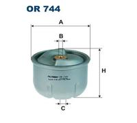 Filtro de aceite centrífugo OR 744 FILTRON para LAND ROVER FORD