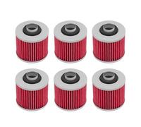 Filtro De Aceite Compatible Con Yamaha SR250 XV250 1000 XT250 600 650 XT600 500 400 XC200 250 SRX600 FZR250 BW350 XZ550 Motocicleta Filtro de Aceite oil filter(6 Pcs)