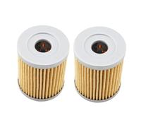 Filtro de aceite de motocicleta compatible con modelos Su DR200, RV200, AN250, YMH, CP250, YP400, KA-WAS, KH125, KLX125, Arctic 250, 300, 400i, 600i Max, repuesto HF132.(2Pcs)