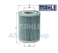 Filtro De Aceite De Motor De Reemplazo MAHLE Genuino OX 825D OX825D