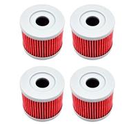 Filtro de aceite Filtro de aceite para motocicleta compatible con HYOSUNG 125 EXCEED GA125 CRUISE GF125 GT125 COMET GT125R GT250R GV125C GV250.(4 pcs)