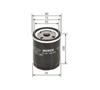 Filtro de aceite Filtro enroscable 0 451 103 342 BOSCH para LAND ROVER