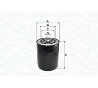 Filtro de aceite Filtro enroscable 153071760101 MAGNETI MARELLI para RENAULT