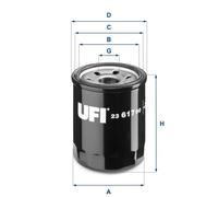 Filtro de aceite Filtro enroscable 23.617.00 UFI para SUBARU TOYOTA HONDA