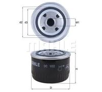 Knecht OC 102 filtro de aceite