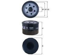 MAHLE OC 1023 Filtro de aceite