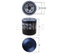 Mahle Filter OC115 Filtro De Aceite