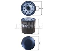 Mahle aftermarket gmbh - Mahle original oc 1183 ã de lfilter