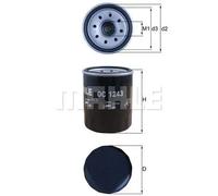 KNECHT FILTER Filtro de aceite para ISUZU: D-Max (Ref: OC 1243)