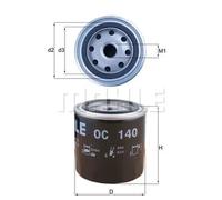 Filtro de aceite Filtro enroscable OC 140 KNECHT para NISSAN LDV