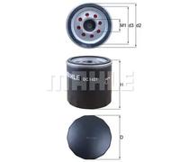 MAHLE OC 1421 - Filtro de aceite