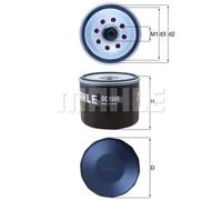 Filtro de aceite Filtro enroscable OC 1565 KNECHT para FORD C-MAX II GRAND C-MAX