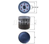 Filtro de aceite Filtro enroscable OC 1566 MAHLE para RENAULT NISSAN HYUNDAI KIA