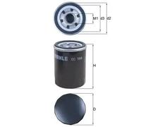 Filtro de aceite Filtro enroscable OC 194 MAHLE para FORD USA MAZDA KIA NISSAN