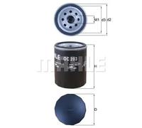 Knecht OC 203 Filtro de aceite