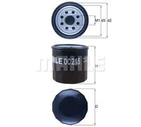 Mahle Filter OC215 Filtro De Aceite