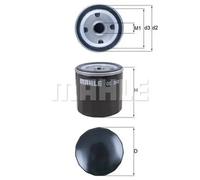 Mahle Filter OC242 Filtro De Aceite Coche