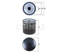 Filtro de aceite Filtro enroscable OC 243 KNECHT para CITROËN PEUGEOT LANCIA