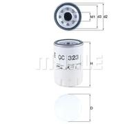 Knecht OC 323 Filtro de aceite