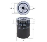 Filtro de aceite KNECHT OC 37