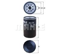 Filtro de aceite Filtro enroscable OC 479 KNECHT para ALFA ROMEO JEEP CHRYSLER