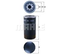 Filtro de aceite Filtro enroscable OC 502 KNECHT para IVECO DAF AVIA IRISBUS BMC