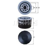 Filtro de aceite Filtro enroscable OC 570 KNECHT para UAZ FIAT IVECO KARSAN