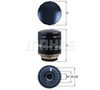 MAHLE ORIGINAL OC 593/4 Filtro de aceite