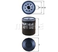 Filtro de aceite Filtro enroscable OC 981 KNECHT para SEAT SAAB SKODA AUSTIN AC