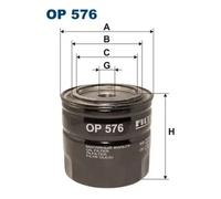 Filtro de aceite Filtro enroscable OP 576 FILTRON para GLAS SEAT SCANIA NEOPLAN