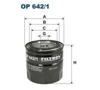 Filtro de aceite Filtro enroscable OP 642/1 FILTRON para RENAULT BRANSON