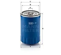 Filtro de aceite Filtro enroscable W 1035 MANN-FILTER para KIA PREGIO Furgoneta