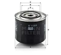 Filtro de aceite Filtro enroscable W 1126 MANN-FILTER