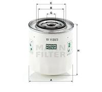 Filtro de aceite Filtro enroscable W 1130/3 MANN-FILTER para VOLVO 850 S70 V70 I