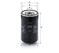 Filtro de aceite Filtro enroscable W 1160 MANN-FILTER para MAN NEOPLAN SOLARIS