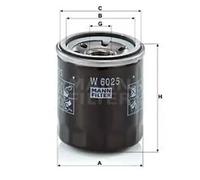 Filtro de aceite Filtro enroscable W 6025 MANN-FILTER para RENAULT DACIA LADA