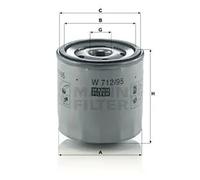 Filtro de aceite Filtro enroscable W 712/95 MANN-FILTER para SEAT VW AUDI SKODA