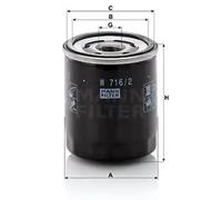MANN-FILTER Filtro de aceite