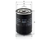 Filtro de aceite Filtro enroscable W 718/2 MANN-FILTER para ALFA ROMEO FIAT