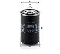 Filtro de aceite Filtro enroscable W 719/14 MANN-FILTER para JEEP CHRYSLER BMC