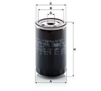 Filtro de aceite Filtro enroscable W 719/29 MANN-FILTER para OPEL LDV LTI